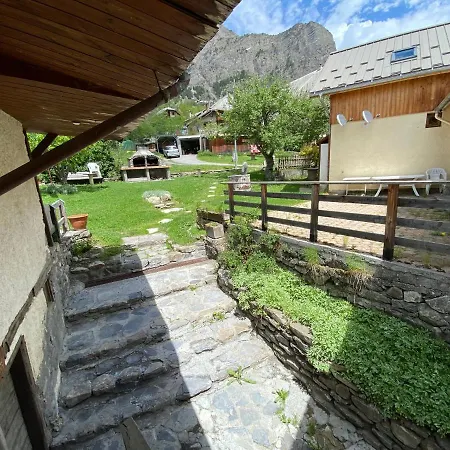 L'EDELWEISS véritable cocon avec Cheminée Les Orres Exterior foto
